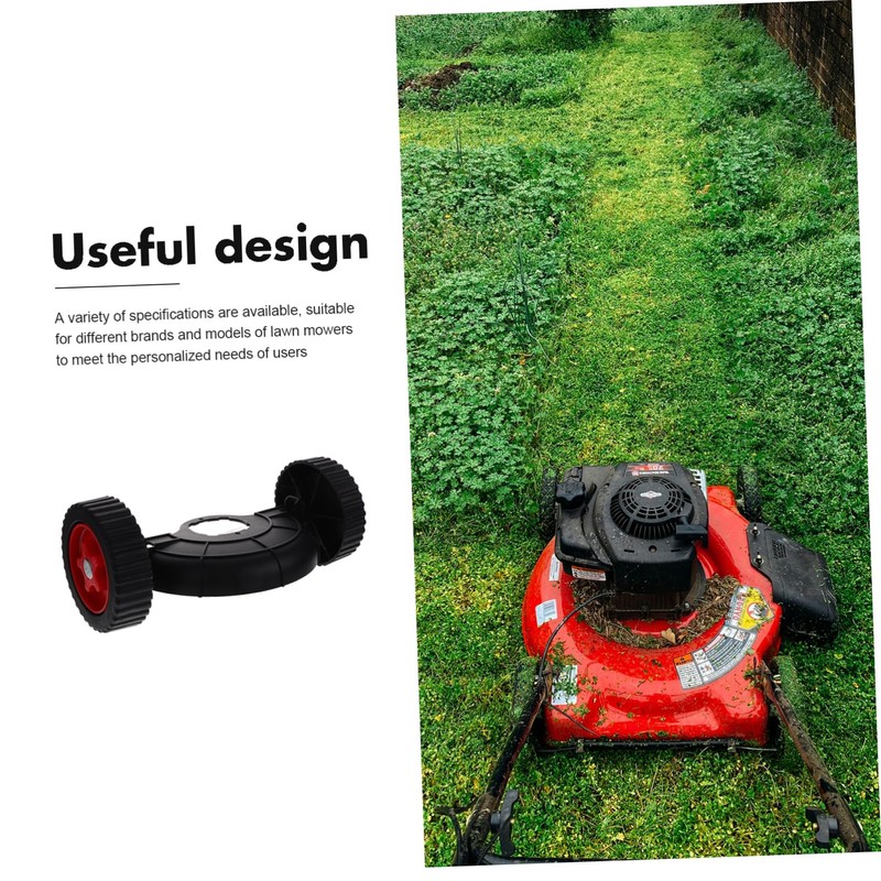CAXUSD 1 Set Universal Caster Wheels for Lawn Mower Replacement