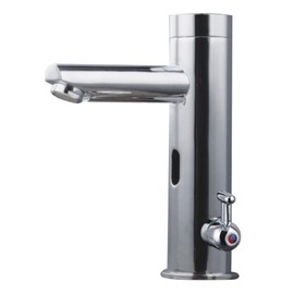 Cascada Automatic Hands Free Modern Contemporary Design Sensor Faucet (Hot & Cold), Chrome (HDD430)