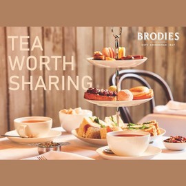 Brodies Tea, Scottish Breakfast Tea, Black Tea Imported from Scotland, Canister of 50 Bags (Pack of 2)