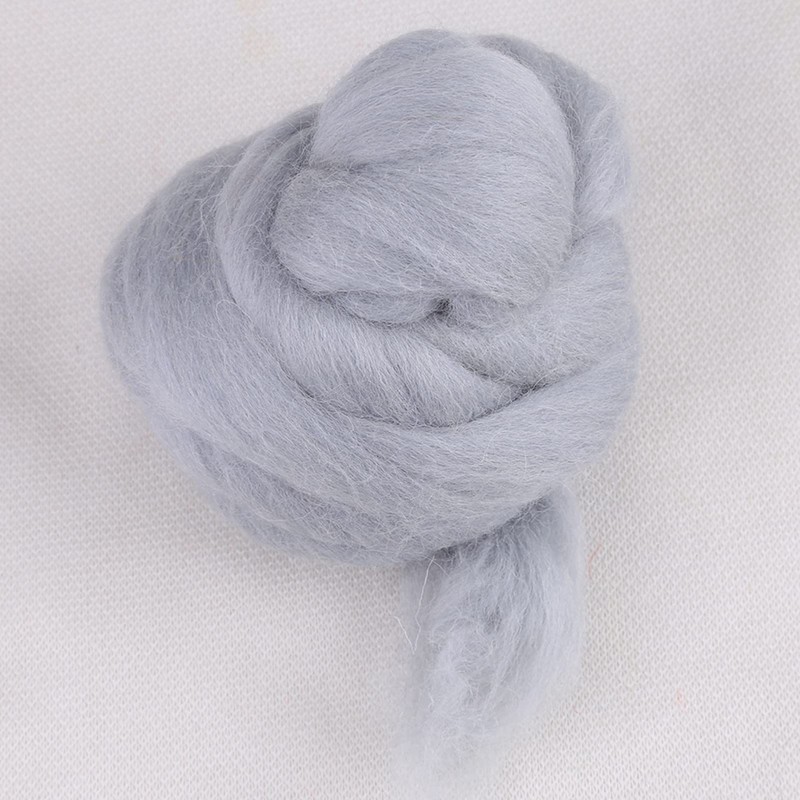 QANYEGN Needle Felting Wool, Colored Wool Felt, Wool Roving Yarn