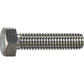 Trusco Nakayama Y802-0518 Hex Bolts, Stainless Steel, Half-Threaded, M5 x 0.7 Inches (18 mm), Pack of 10