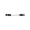 BACHMANN Device Extension GST18-3 Male / Female 0.5 m Black