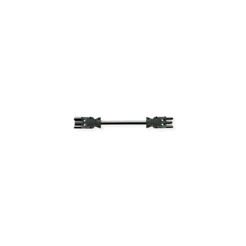 BACHMANN Device Extension GST18-3 Male / Female 0.5 m Black