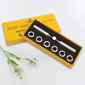 Shoze Professional Watch Case Different Size Repair Tool Kit Watch Back Cover Bottle Opener Watchmaker Repair Kit Compact And Lightweight Watch Case Cover Remover