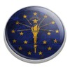GRAPHICS & MORE Rustic Indiana State Flag Distressed USA Golfing