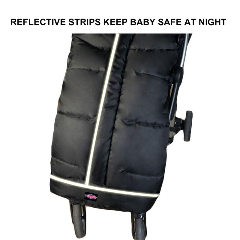 Weather Proof Oudtoor Walking Universal Stroller Bunting Bag with Reflective