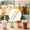 2 Pack Straw Puncher for Plastic Lids, Straw Hole Puncher