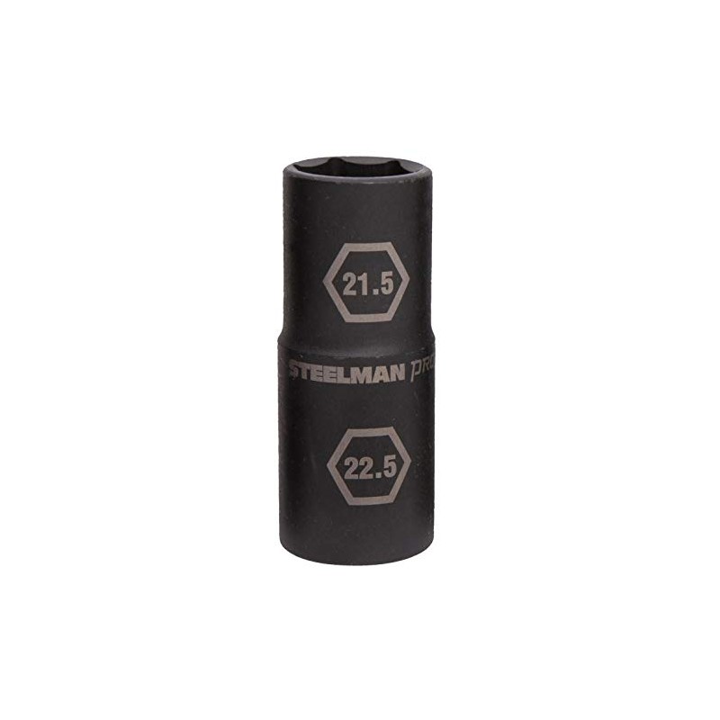 Steelman Pro 1/2-Inch Drive 6-Point Thin Wall 21.5mm x 22.5mm