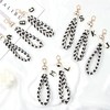 OKAICEN Soft Initial Letter Macrame Keychain Boho Handmade Wristlet Lanyard