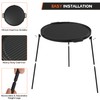 Onlyfire 18" Campfire Grill Griddle, Double Sided Reversible Portable Campfire