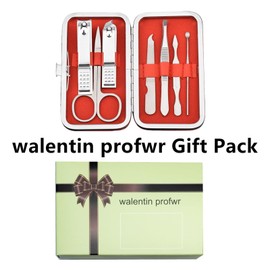 Nail Clippers Set Manicure Set Men 8-in-1 Stainless Steel Nail Clipper Kit with Portable Travel Case, Personal Care Tools Men Grooming Kit Gift for Husband Boyfriend Family