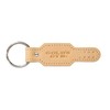 Gold Gym Key Chain, natural