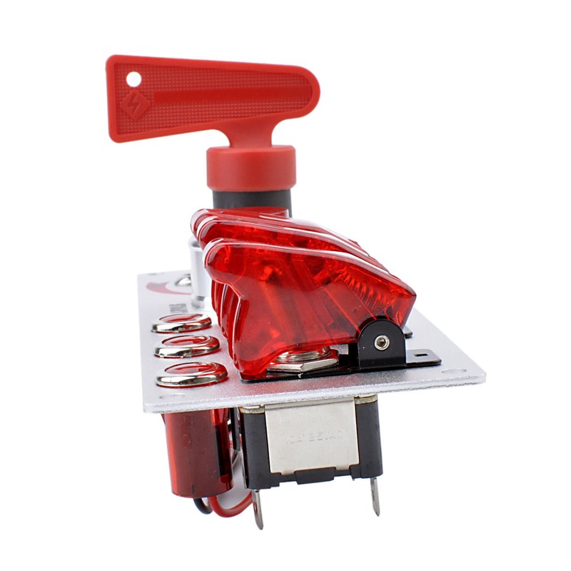 JIANFA 12V Racing Car Ignition Switch Panel with Engine Push