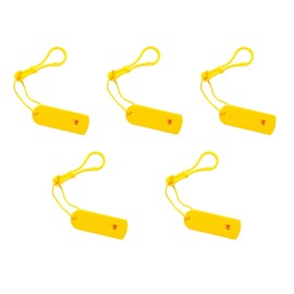 HoiHoi Whistle, Set of 5, Crime Prevention, Disaster Prevention, Disaster, Climbing, Excursions, Mountain Climbing, Meetings, Boy Scouts, Evacuation Drills, Emergency Communication, Yellow Hook