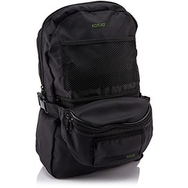 Korjo Rucksack Foldaway, Travel Rucksack, Shrinks When Folded, Portable, Black