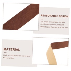 KONTONTY Lampshade Edging Tape Self Adhesive Cloth Strips for Diy Lamp Decoration Lightweight Heat Resistant Lampshade Wrapping Cloth Accessories
