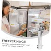 Operitacx 2pcs Zinc Alloy Freezer Door Hinges Replacement Kit for