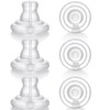 Silicone Earring Backs, Clear Locking Secure Earring Backs for Studs,