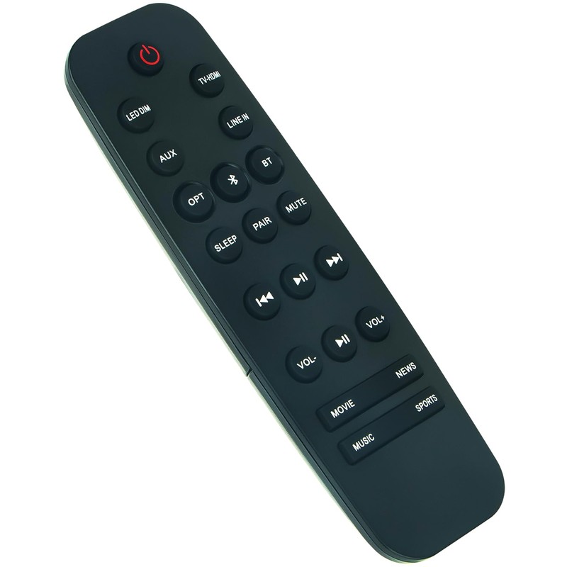 Replacement Remote Control Applicable for Nakamichi Surround Sound Soundbar Speaker