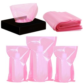 500PCS Bottle Bags Tattoo, Disposable Tattoo Wash Bottle Covers Bag Pink, Tattoo Squeeze Bottle Bags for 250ml 500ml, Tattoo Bottle Bag for Tattooing,Tattoo Supplies,Tattoo Accessories