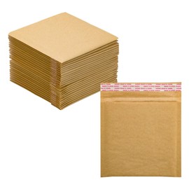 IS CEN-CDC-25 Bubble Mailers, CD Size, Compatible with Crafts, 25 Sheets