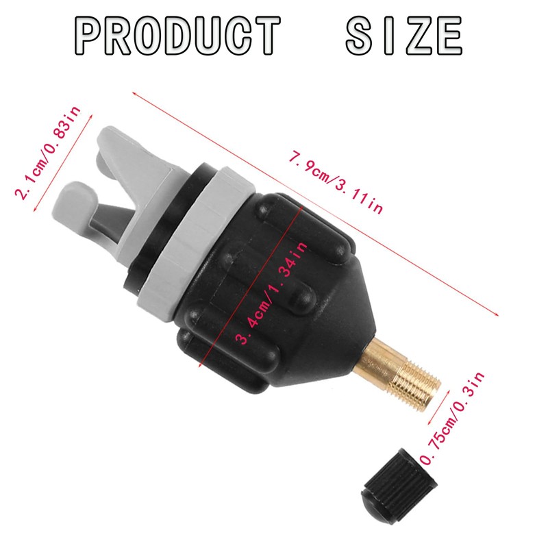 Sup Accessories, 2 Adapters for SUP Pump and Compressor, Stand
