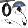 Lyreh 10pcs Magnetic Zip Tie Mounts, Cable Tie Holder Base