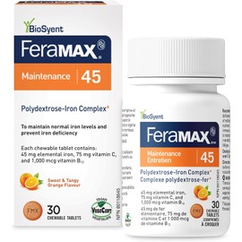 VITALITY Power Iron + Organic Spirulina 30 Veg Capsules (30 Days) - Boosts Energy with Iron Bisglycinate, Vitamin B12, Folic Acid, Vitamin C to Build Blood, Boost Energy