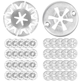 100 Stück Klemmscheiben Hitzeschutzblech,Hitzeschutzblech Reparatursatz für Auto 30mm,Metall Star Lock Sicherungsscheiben Robust und Dauerhaft,für Verschiedene Auto Unterbodenschutz