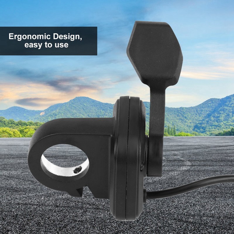 Finger Thumb Throttle Ergonomic Design 20-22mm DIA Handlebar for Electric
