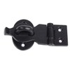 Van Dyke's Restorers Solid Iron Hand-Crafted Hasp for Chests and Trunks, Black Powder Coat, 3 1/8"