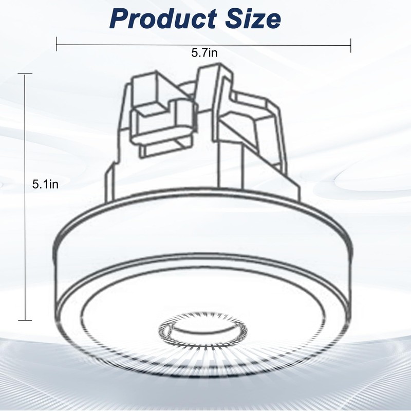 834036 120V Vacuum Motor for ProTeam Backpack Shop Vac Motor,