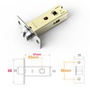 Qrity 55mm Tubular Latch, Forked Mortice Latch, Mute Door Sprung