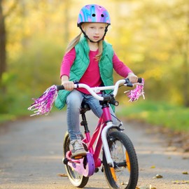 Toddler Helmet, Bienbee Kids Bike Helmet Skateboard Helmets for Bicycle Balance Bike Scooter for Girls Boys Kids Age 1-3-5-8-14 Years, Pink, Purple and Blue Fluid S