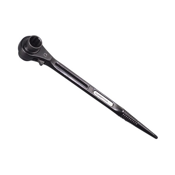 SUPERTOOL RNR1921 Double-Ended Ratchet Wrench with Glow Plate and Slide