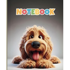 Pawsome Notebooks - Happy Note Taking & Doodling: Featuring a cute and happy Cockapoo on the front cover | 120 pages | Each section has one side for doodling and one side for note-taking