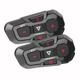 Motorbike Incom, Bluetooth 5.2 Incom, 3 People Connection, Simultaneous Calling Device, 50 Hours of Continuous Use, Maximum Talk Distance 1,000 Meters, Automatic Recovery, HIFI Sound Quality, Motorbike Radio, Intercom, Helmet Headset, IP67 Waterproof, Vo