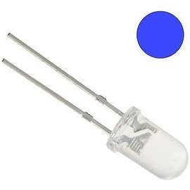 10 x Blue Flashing Blinking 5mm LED DIY Hobby Electronics (Pack of 10)