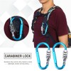Carabiner Lobster Clasp, 3 Colours Travel Bag Luggage Security Combination