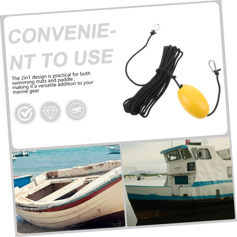 BESPORTBLE Easy Attachment Boat Tow Rope Hook Ball Float Rope