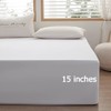 Bedding Queen Fitted Sheet Only Queen Size-Deep Pocket-Bottom Sheet-Fits 15inches