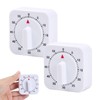 Mechanical Egg Timer, Pack of 2 Short Timer, Egg Timer