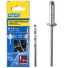 Rapid Rivets High Performance Including Drill Piece, 4.8 x 10