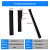 KEEPDSGN 86.6" Universal Car Side Skirt 220CM Extension Rocker Panel