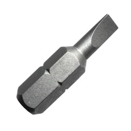 Sanpro Slotted Bit 1/4 Inch (6.35 mm) 25 mm Long, Blade S 0.6 x 3.5