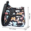 STUOYE Nylon Multi-Pocket Crossbody Purse Bags for Women Travel Shoulder