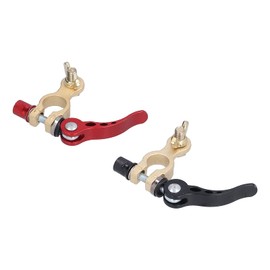 Quick Release Battery Terminal, Car Battery Terminal Connector Quick Release Disconnect Positive Negative Connector Cable Clamp Set Kit for Cars Trucks RVs Batteries