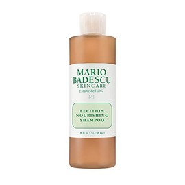 Mario Badescu Lecithin Nourishing Shampoo | Hydrating and Moisturizing Shampoo for Men & Women with Jojoba Oil & Lecithin | Helps Restore Dry, Damaged & Color-treated Hair | 8 Fl Oz