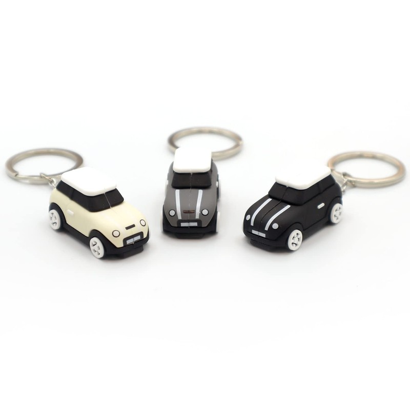 3D OM Keyring with MINI Silicone Model (Black), Stylish Cute