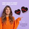 1 x Heart Coaster - Name Simon Gamer Black Red